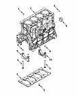 Блок цилиндров для двигателя Cummins ISF 3.8L