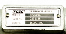 Турбокомпрессор FCEC HE200WG для двигателя Cummins ISF 2.8L